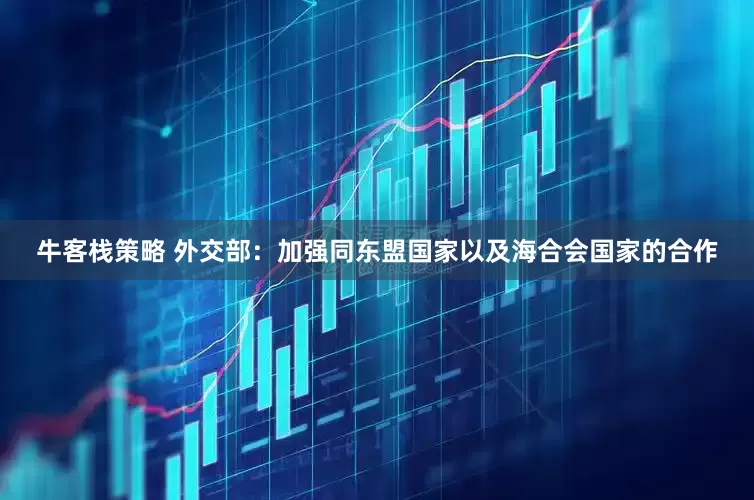 牛客栈策略 外交部：加强同东盟国家以及海合会国家的合作