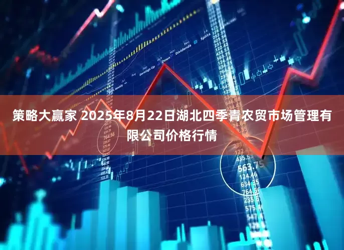 策略大赢家 2025年8月22日湖北四季青农贸市场管理有限公司价格行情